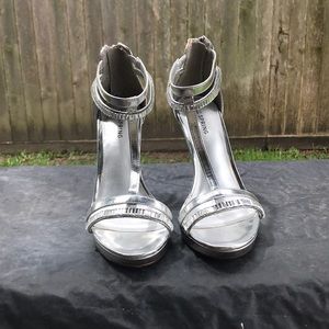 silver heels